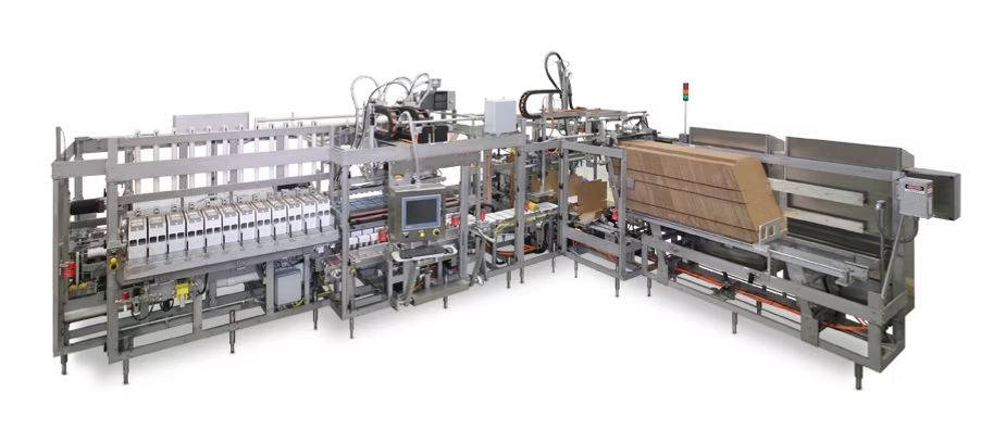 Wrap around sleever and case packer