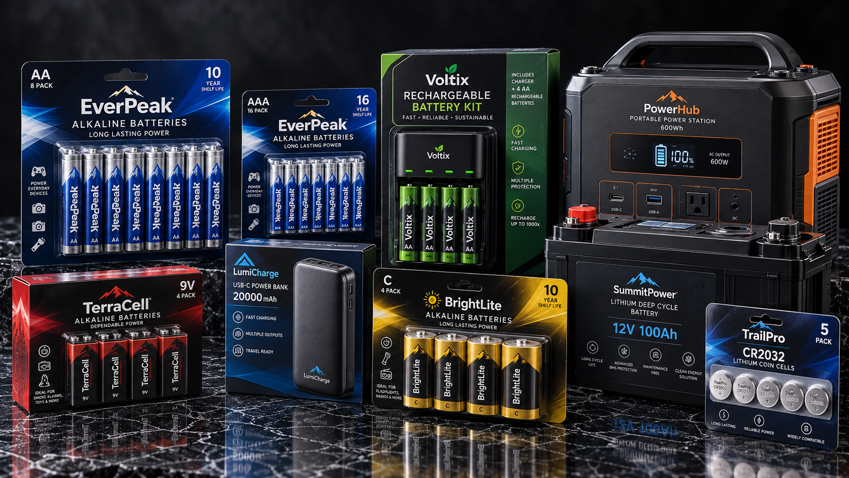 Premium Battery and Power Product Showcase