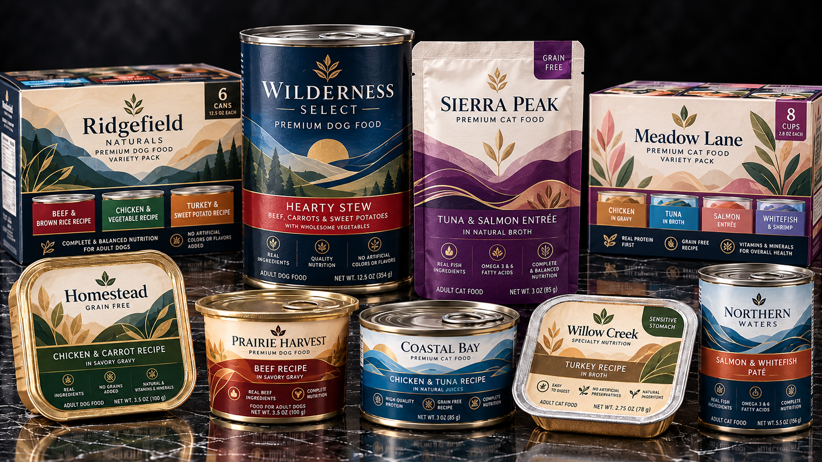 Premium Wet Pet Food Collection