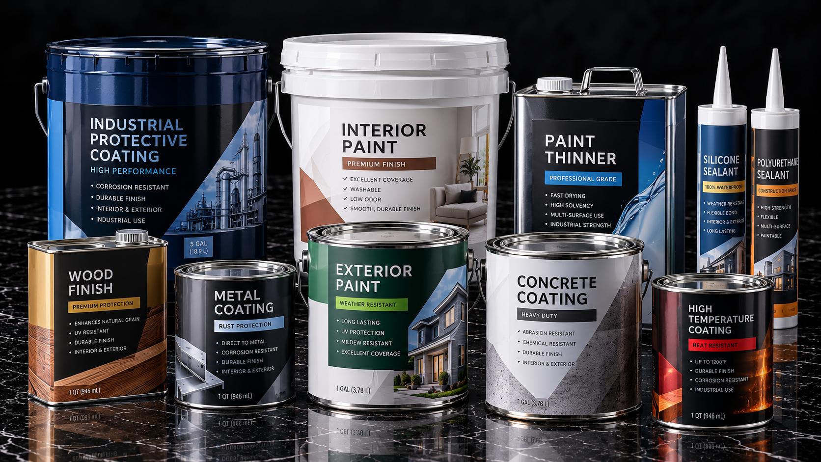 Professional Paint & Coating Product Lineup