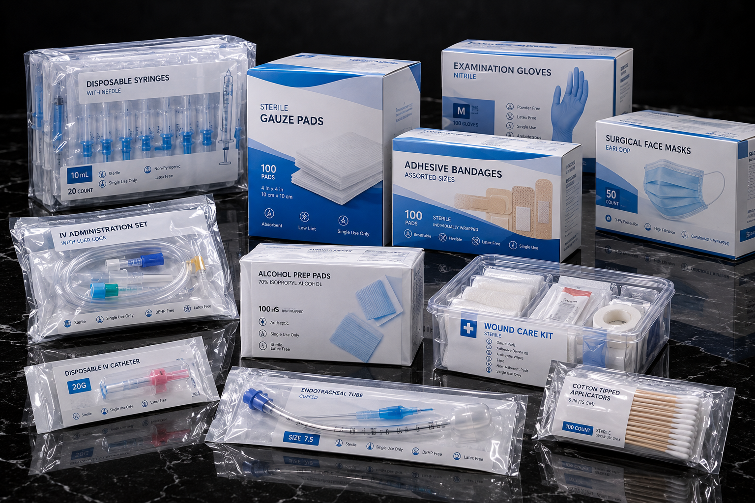 Sterile Medical Supplies Still Life